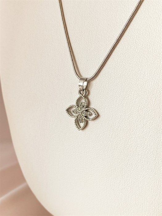 Pendant "Flower of Happiness" silver