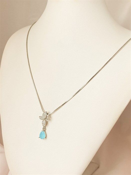 Set of chain with pendant "Turquoise Dreams"