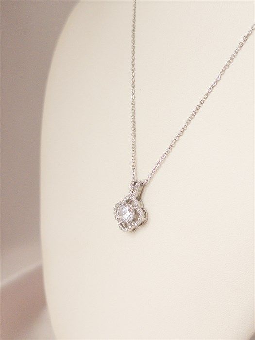 Necklace "Crystal Clover" (I)