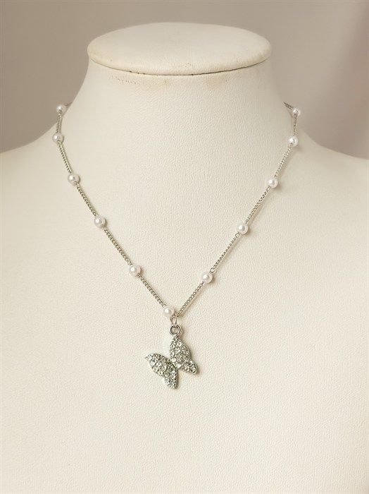 Necklace "Tender butterfly" (I)